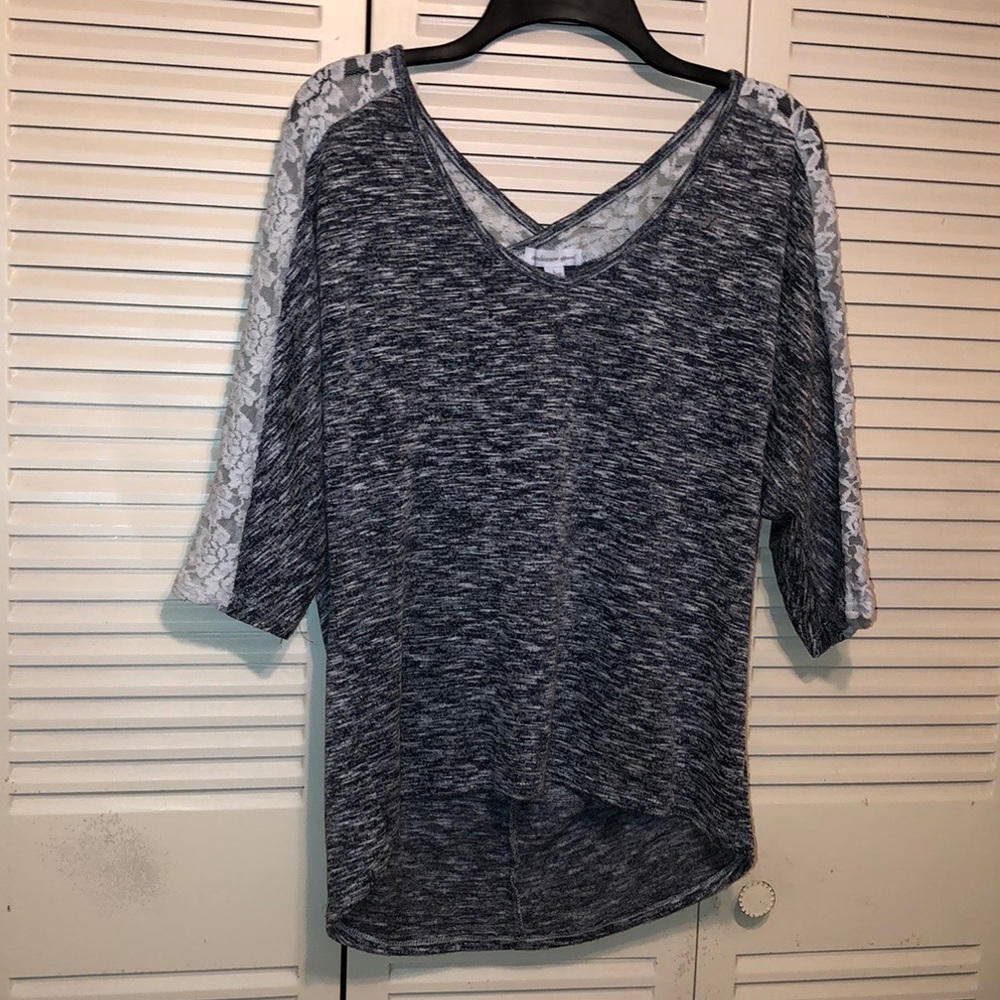 Ambiance Apparel Quarter Sleeve Shirt.